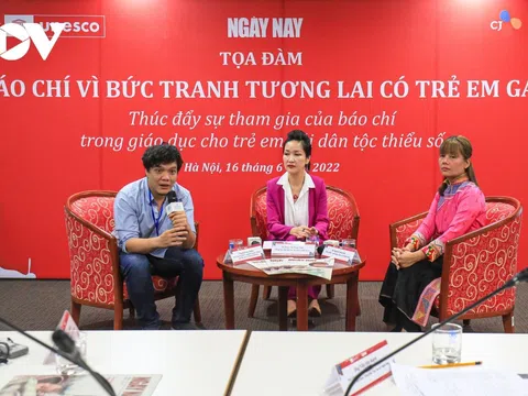 Báo chí vì bức tranh tương lai có trẻ em gái