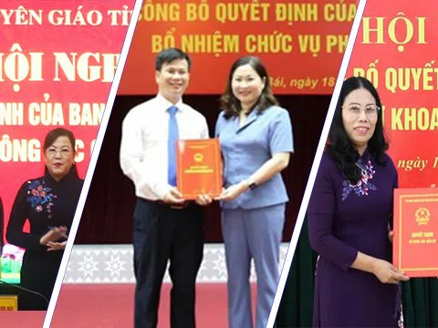 Bổ nhiệm nhân sự, lãnh đạo mới tại Thái Nguyên, Yên Bái, Bắc Ninh