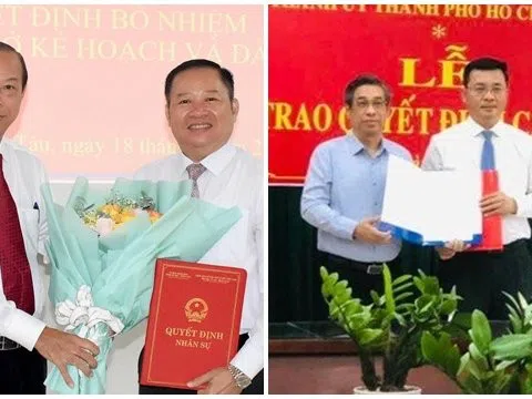 TP.HCM, Bà Rịa-Vũng Tàu bổ nhiệm nhân sự mới