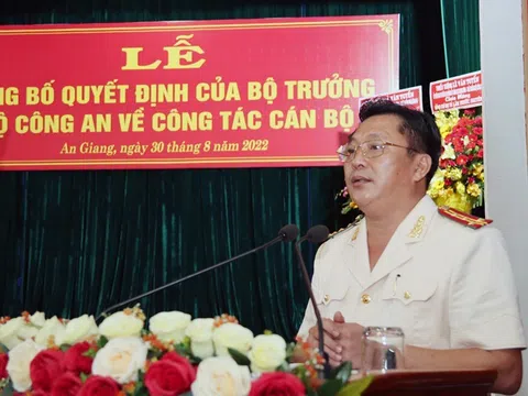 Công an tỉnh An Giang có tân giám đốc