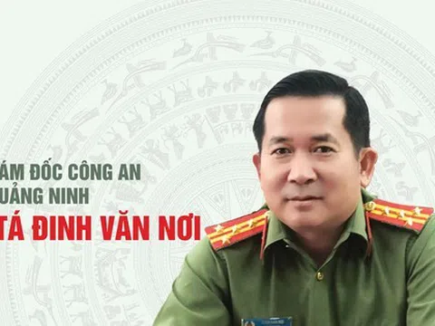 Đại tá Đinh Văn Nơi làm Giám đốc Công an tỉnh Quảng Ninh