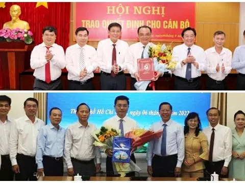 Loạt nhân sự, lãnh đạo mới được điều động, bổ nhiệm ở TP.HCM, Bình Dương