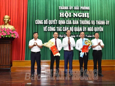 Hải Phòng, Bắc Kạn đồng loạt bổ nhiệm nhân sự mới