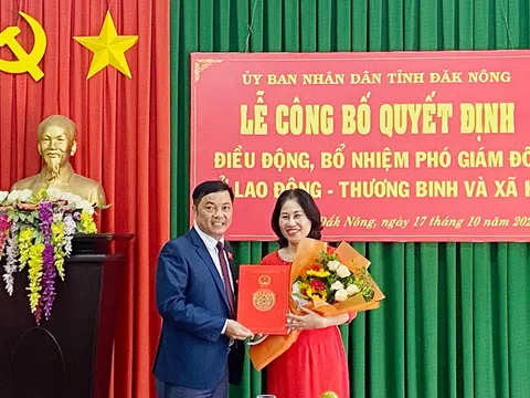 Đắk Nông, Bắc Kạn bổ nhiệm nhân sự mới