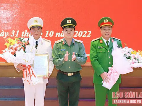 Bổ nhiệm Thượng tá Trần Thanh Sơn làm Phó Giám đốc Công an tỉnh Sơn La