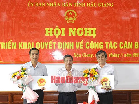 Tuyên Quang, Hậu Giang bổ nhiệm nhân sự mới