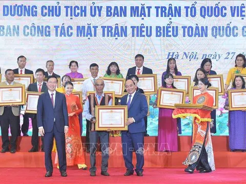 Chủ tịch nước: Đội ngũ cán bộ mặt trận cơ sở đóng góp quan trọng trong xây dựng hệ thống chính trị