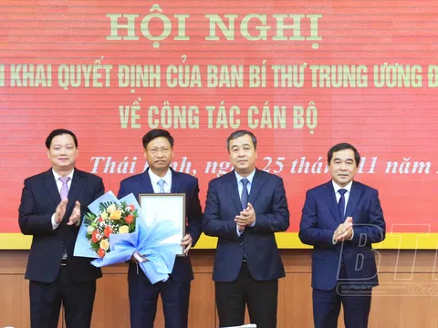 Bình Phước, Thái Bình kiện toàn nhân sự, bổ nhiệm lãnh đạo mới