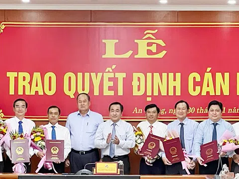 Kiện toàn nhân sự, bổ nhiệm lãnh đạo mới tại An Giang và Sơn La