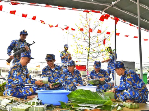 Vùng 5 Hải quân vui xuân, đón Tết, sẵn sàng chiến đấu cao