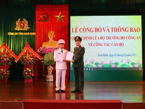 Đại tá Chu Văn Phú làm Phó Giám đốc Công an tỉnh Nam Định