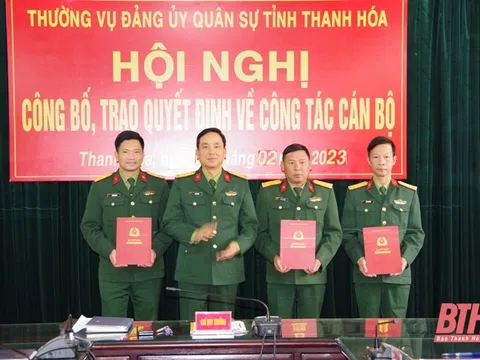 Bổ nhiệm nhân sự mới tại Thanh Hoá và Thừa Thiên Huế