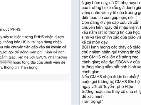 Chiêu lừa 'con cấp cứu ở viện' xuất hiện tại Hà Nội, chuyên gia chỉ cách ứng phó