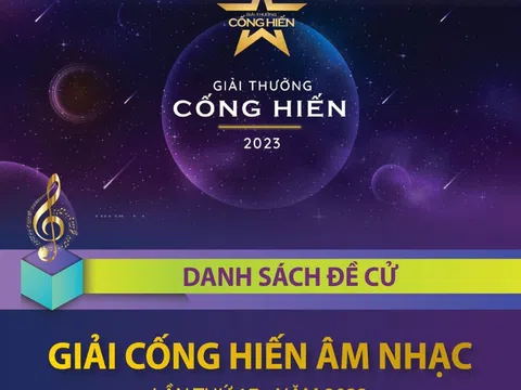 Giải thưởng Cống hiến 2023: Lần đầu tiên tôn vinh cả âm nhạc, thể thao