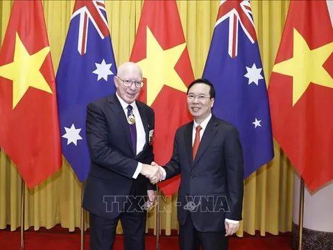 Chủ tịch nước Võ Văn Thưởng hội đàm với Toàn quyền Australia David Hurley
