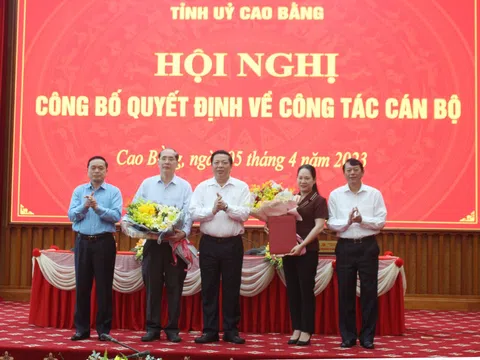 Kiện toàn nhân sự, lãnh đạo tại Cao Bằng và Hải Phòng