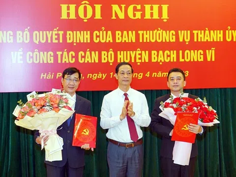 Bổ nhiệm nhân sự mới tại Hải Phòng, Thái Nguyên