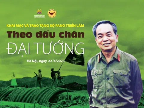 Tổ chức triển lãm “Theo dấu chân Đại tướng” tại Làng Văn hóa - Du lịch các dân tộc Việt Nam