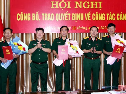 Điều động, bổ nhiệm nhân sự tại Hà Tĩnh và Sóc Trăng