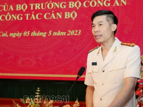 Đại tá Cao Minh Huyền giữ chức Giám đốc Công an tỉnh Lào Cai