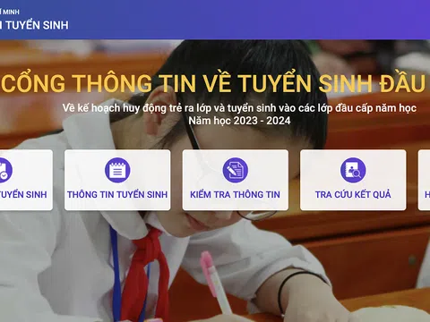 Hướng dẫn đăng ký trực tuyến vào lớp 1, lớp 6 và mầm non 2023 ở TP.HCM