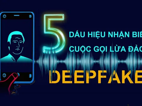 (Infographic) 5 dấu hiệu nhận biết cuộc gọi lừa đảo deepfake