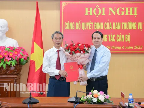 Bổ nhiệm nhân sự mới tại Ninh Bình, Hà Tĩnh