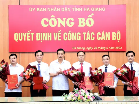 Quảng Ngãi, Hà Giang bổ nhiệm nhân sự mới