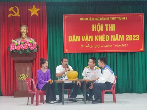 Sôi nổi Hội thi Dân vận khéo Vùng 3 Hải quân năm 2023