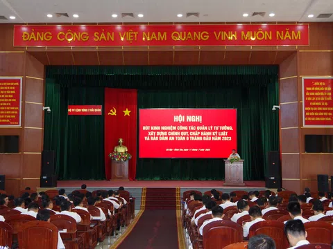 Vùng 2 Hải quân tổ chức hội nghị rút kinh nghiệm 6 tháng đầu năm 2023