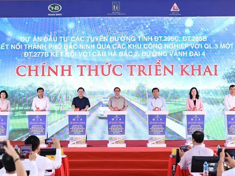 Thủ tướng dự lễ khởi công 3 tuyến đường có ý nghĩa lớn với Bắc Ninh và Hà Nội