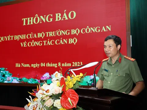 Đại tá Nguyễn Thanh Hà làm Phó Giám đốc Công an tỉnh An Giang