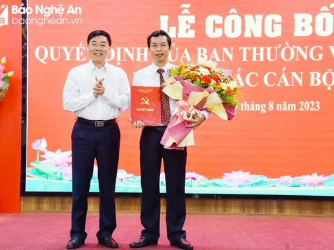 Nghệ An, An Giang bổ nhiệm nhân sự mới