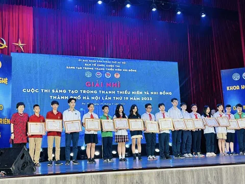 Tổng kết Cuộc thi sáng tạo trong thanh thiếu niên, nhi đồng Hà Nội năm 2023 với 84 giải thưởng