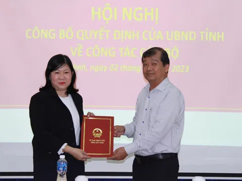 Điều động, bổ nhiệm cán bộ tại Tây Ninh và Bạc Liêu