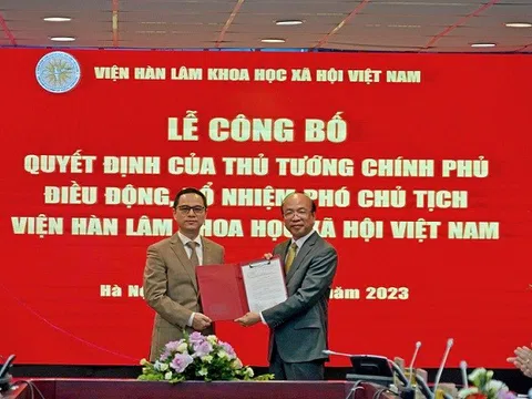 Bổ nhiệm Phó Chủ tịch Viện Hàn lâm Khoa học xã hội Việt Nam