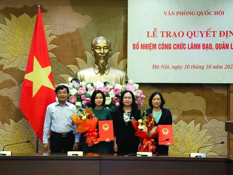 Thanh tra Chính phủ, Văn phòng Quốc hội kiện toàn loạt nhân sự mới