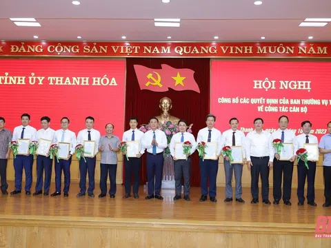 Bổ nhiệm loạt nhân sự tại Thanh Hoá, Lạng Sơn