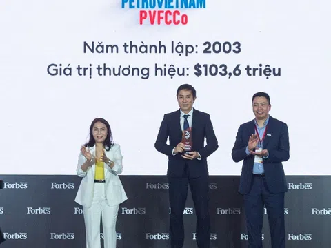 PVFCCo thuộc “Top 25 thương hiệu công ty hàng tiêu dùng cá nhân và công nghiệp dẫn đầu Việt Nam năm 2023”