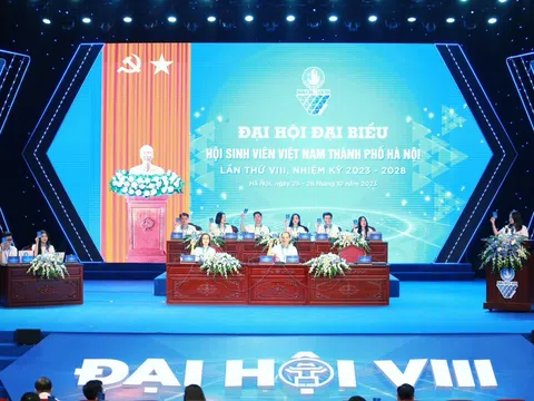 Khai mạc Đại hội đại biểu Hội Sinh viên Việt Nam TP. Hà Nội lần thứ VIII