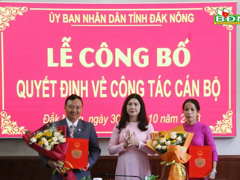 Bắc Kạn, Đắk Nông kiện toàn nhân sự mới