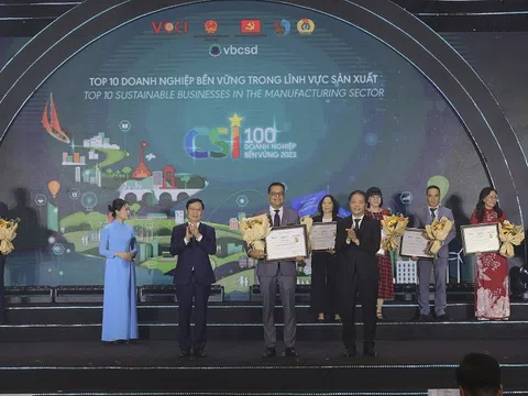 Nestlé Việt Nam dẫn đầu trong Top 100 "Doanh nghiệp Bền vững năm 2023"