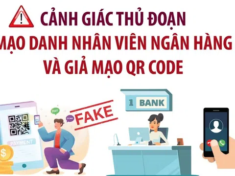 Cảnh giác thủ đoạn mạo danh nhân viên ngân hàng và giả mạo QR code