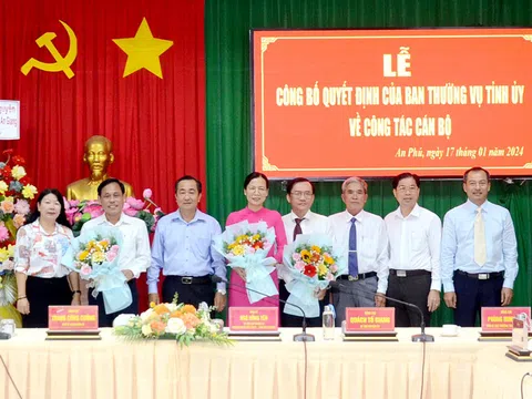 Nam Định, An Giang kiện toàn nhân sự mới