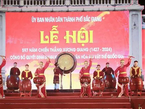 Công bố Lễ hội Xương Giang là Di sản văn hóa phi vật thể quốc gia