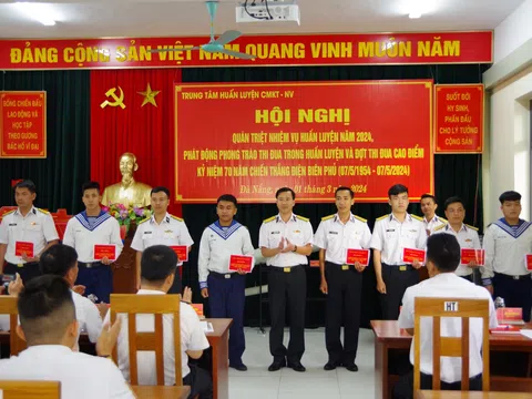 Vùng 3 Hải quân phát động phong trào thi đua huấn luyện năm 2024