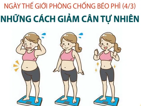 Ngày Thế giới phòng chống béo phì 4/3: Những cách giảm cân tự nhiên