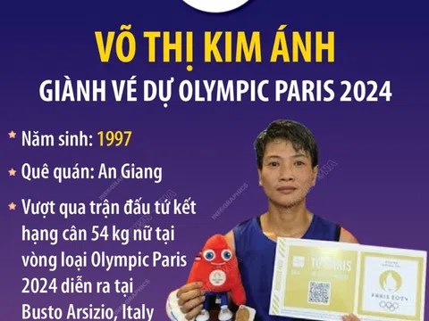 Võ Thị Kim Ánh giành vé dự Olympic Paris 2024