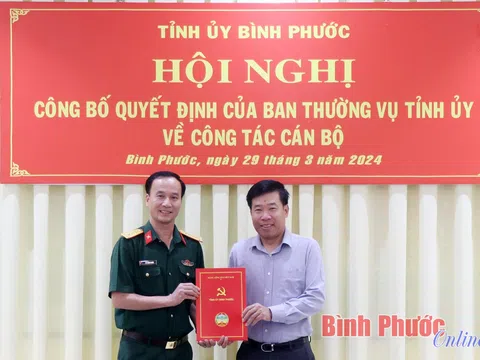 Điều động, bổ nhiệm nhân sự tại Bình Phước và Bắc Ninh