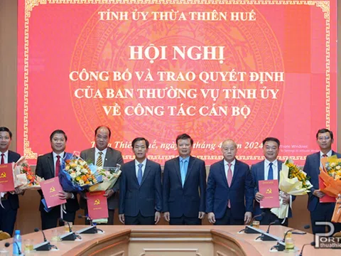 Thừa Thiên Huế: Điều động, bổ nhiệm nhiều cán bộ, lãnh đạo mới